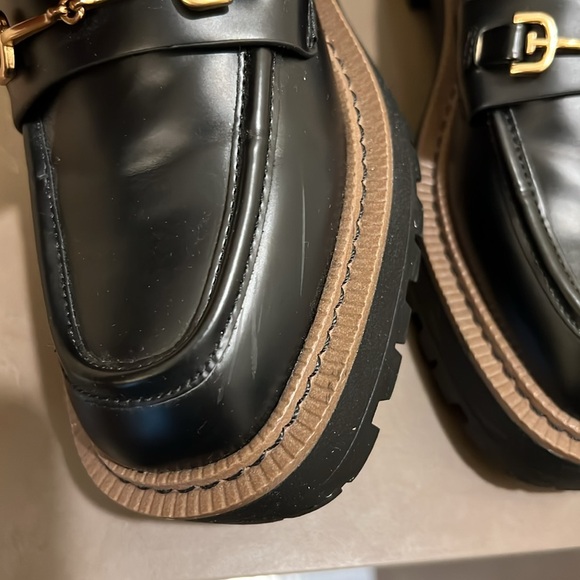 SAM EDELMAN LAURS BLACK LOAFERS - Picture 10 of 11